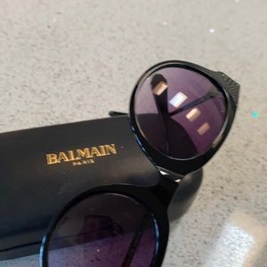 Balmain Black sunglasses . Used couple times. Good conditions.
